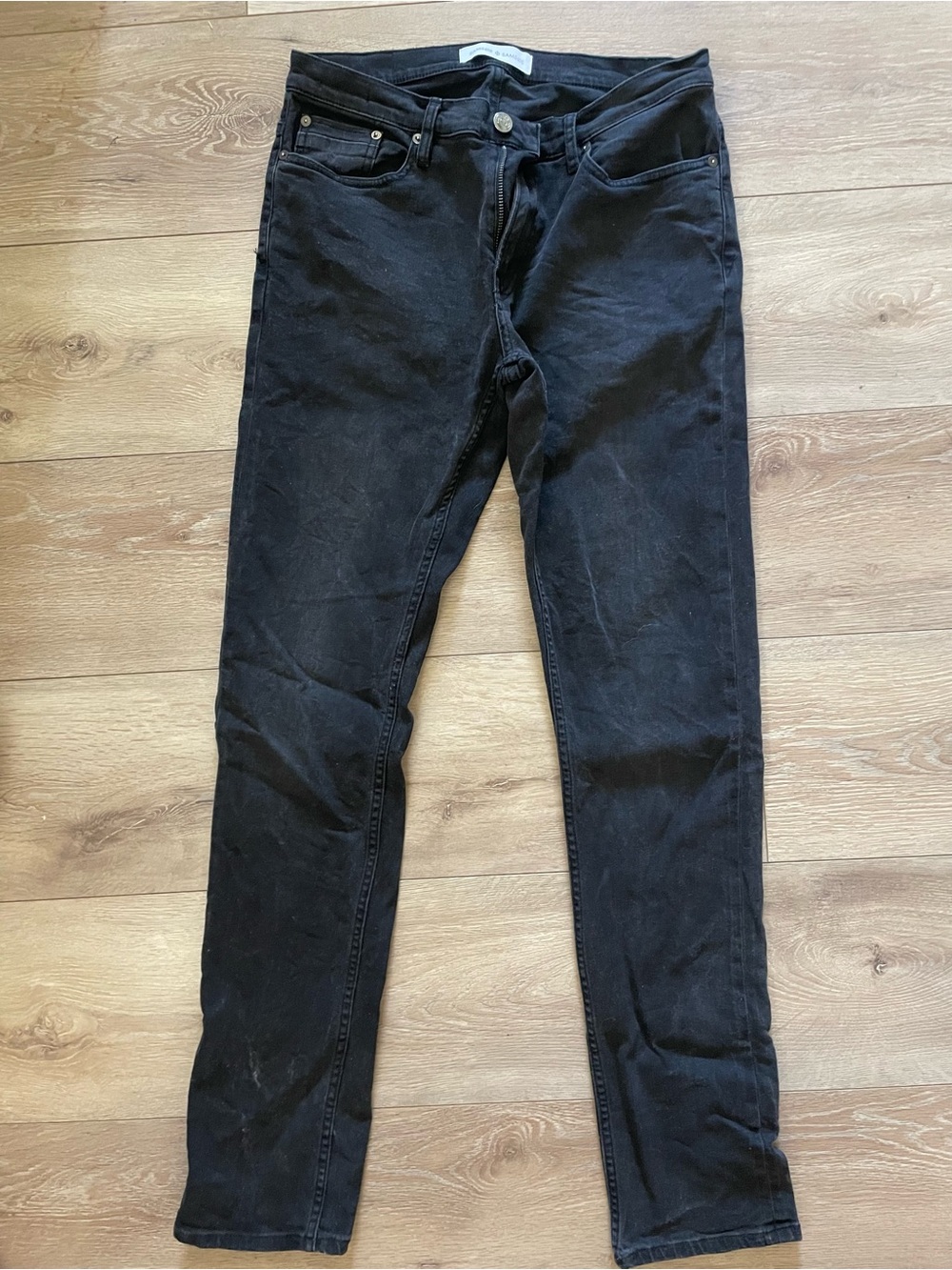 SAMSOE Black Skinny Jeans 33x34